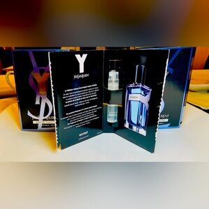 Yves Saint Laurent Y Eau de Toilette Cologne Sample Vials (Set of 3) NWOT